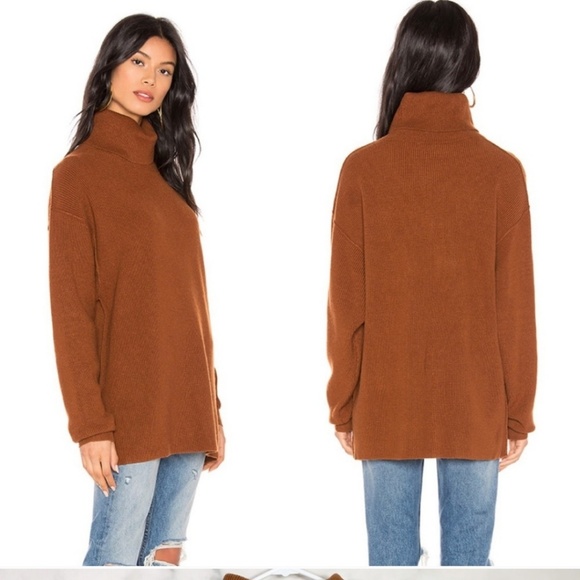 Free People Softly Structured Tunic Sweater sz xs - Picture 3 of 5